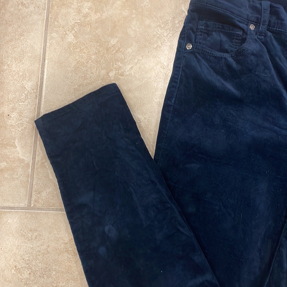 LOFT Women’s Pant Petite Blue Corduroy Size 27P